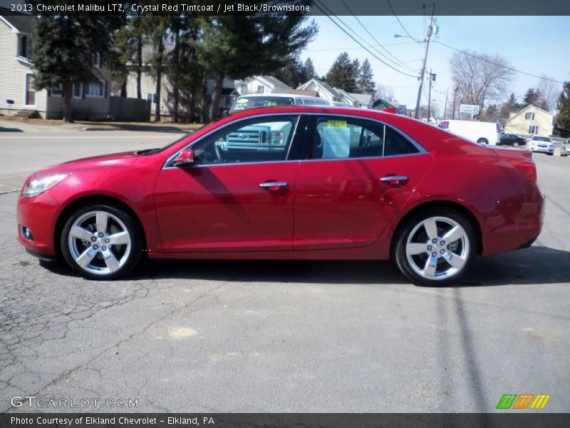Crystal Red Tintcoat / Jet Black/Brownstone 2013 Chevrolet Malibu LTZ