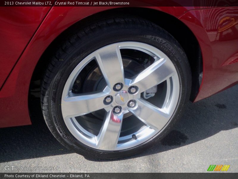 Crystal Red Tintcoat / Jet Black/Brownstone 2013 Chevrolet Malibu LTZ