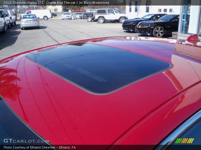 Crystal Red Tintcoat / Jet Black/Brownstone 2013 Chevrolet Malibu LTZ