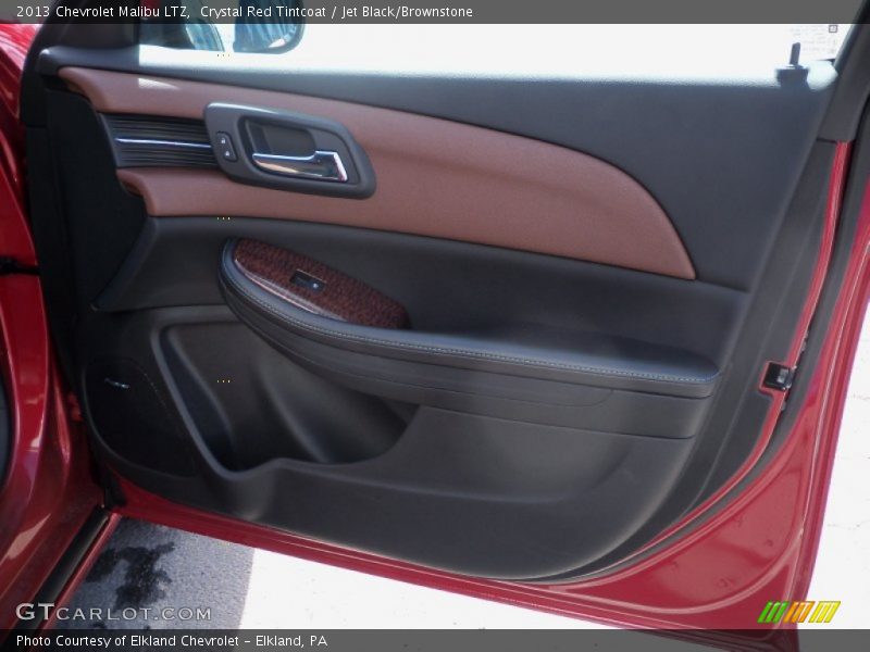 Crystal Red Tintcoat / Jet Black/Brownstone 2013 Chevrolet Malibu LTZ