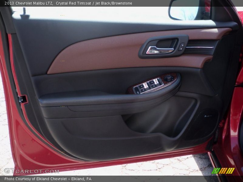 Crystal Red Tintcoat / Jet Black/Brownstone 2013 Chevrolet Malibu LTZ
