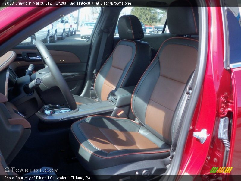 Crystal Red Tintcoat / Jet Black/Brownstone 2013 Chevrolet Malibu LTZ