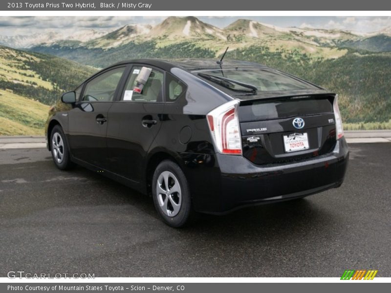 Black / Misty Gray 2013 Toyota Prius Two Hybrid