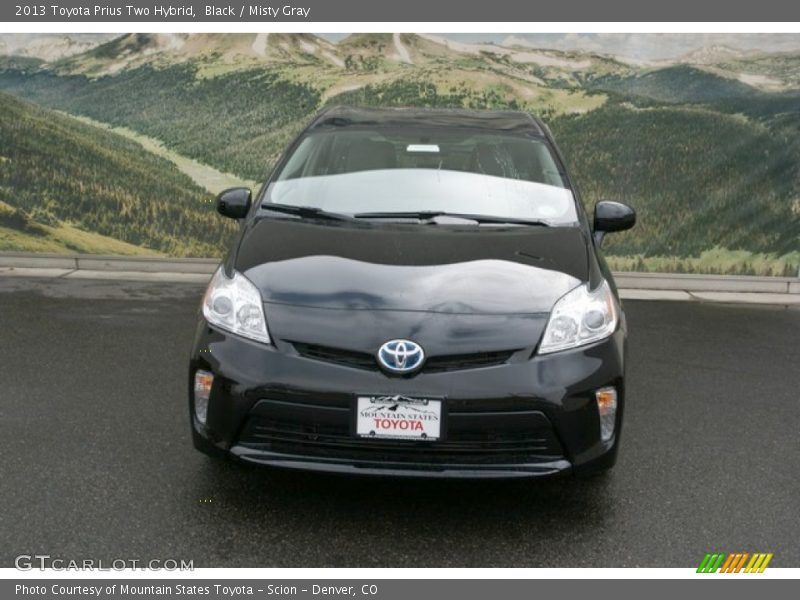 Black / Misty Gray 2013 Toyota Prius Two Hybrid