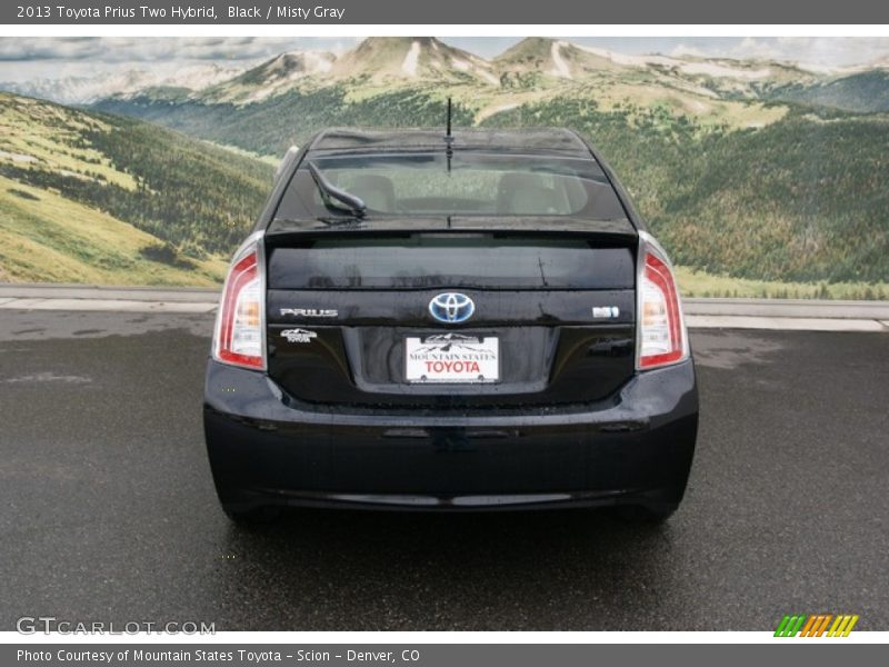 Black / Misty Gray 2013 Toyota Prius Two Hybrid