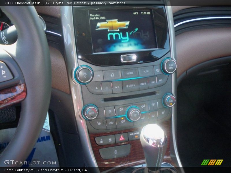 Crystal Red Tintcoat / Jet Black/Brownstone 2013 Chevrolet Malibu LTZ