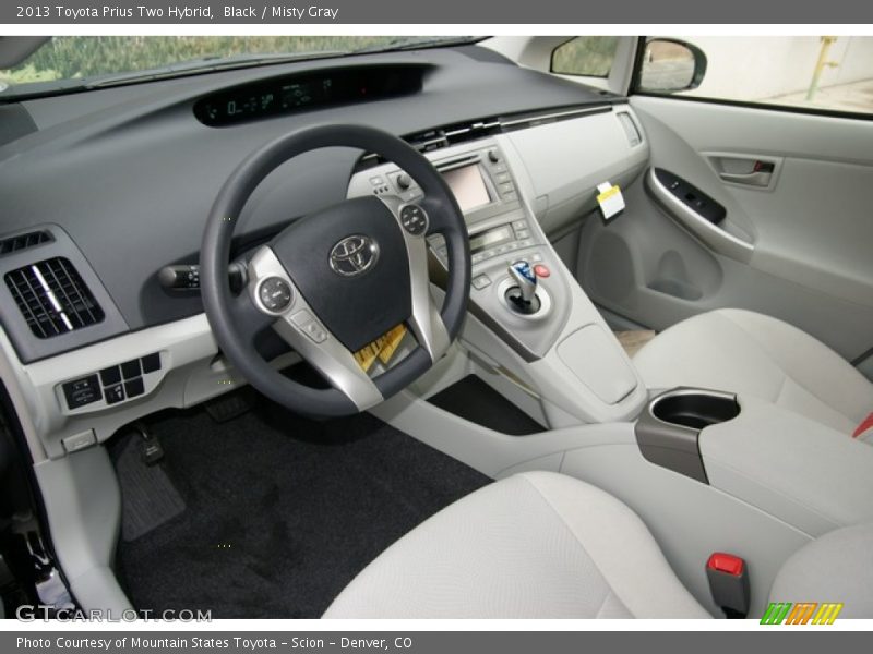 Black / Misty Gray 2013 Toyota Prius Two Hybrid