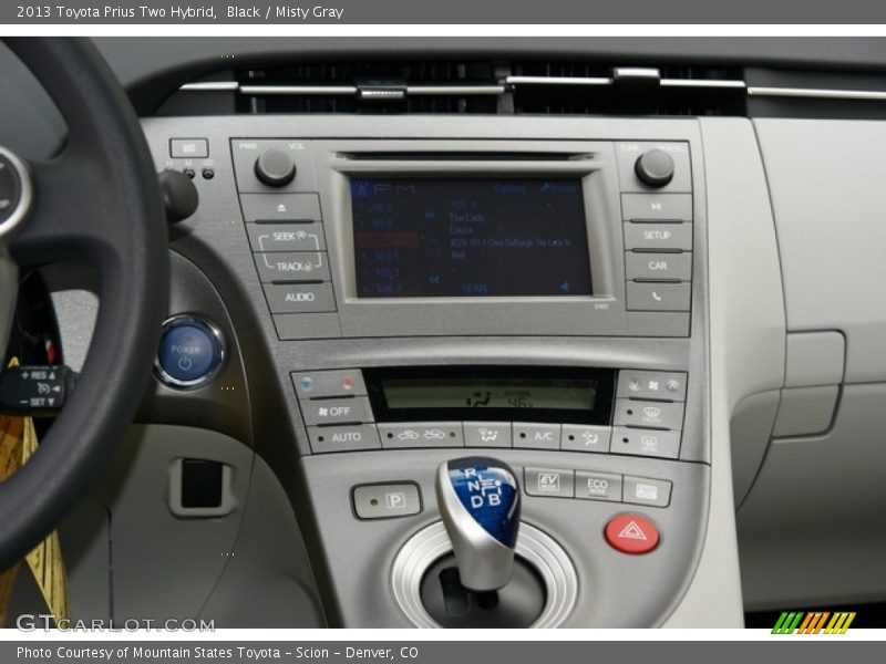 Black / Misty Gray 2013 Toyota Prius Two Hybrid