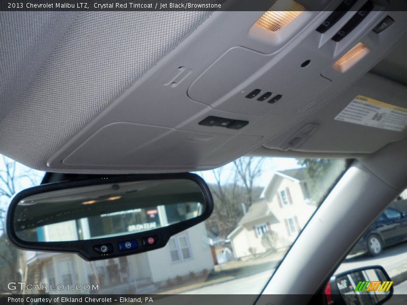 Crystal Red Tintcoat / Jet Black/Brownstone 2013 Chevrolet Malibu LTZ