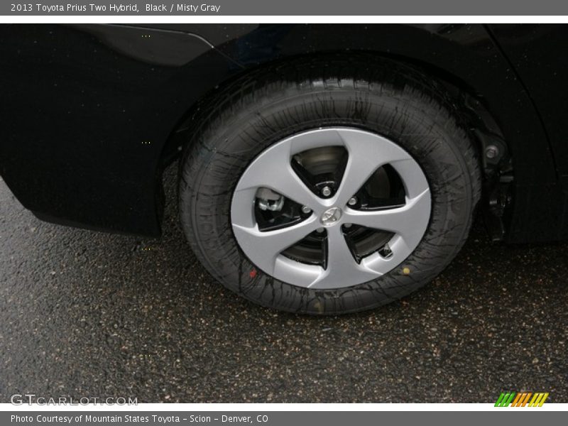 Black / Misty Gray 2013 Toyota Prius Two Hybrid