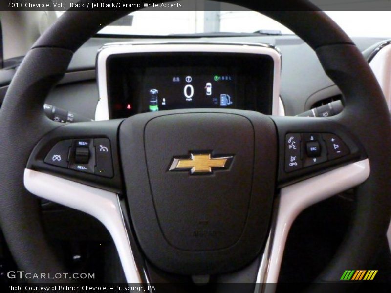 Black / Jet Black/Ceramic White Accents 2013 Chevrolet Volt