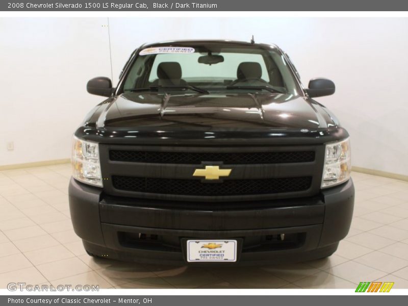 Black / Dark Titanium 2008 Chevrolet Silverado 1500 LS Regular Cab