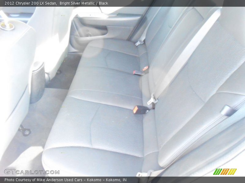 Bright Silver Metallic / Black 2012 Chrysler 200 LX Sedan