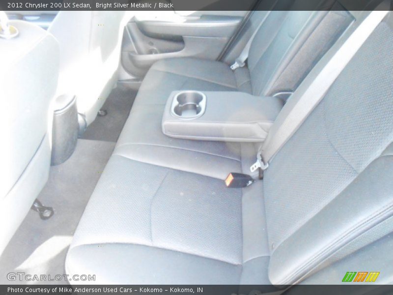 Bright Silver Metallic / Black 2012 Chrysler 200 LX Sedan