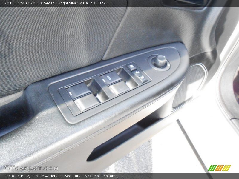 Bright Silver Metallic / Black 2012 Chrysler 200 LX Sedan