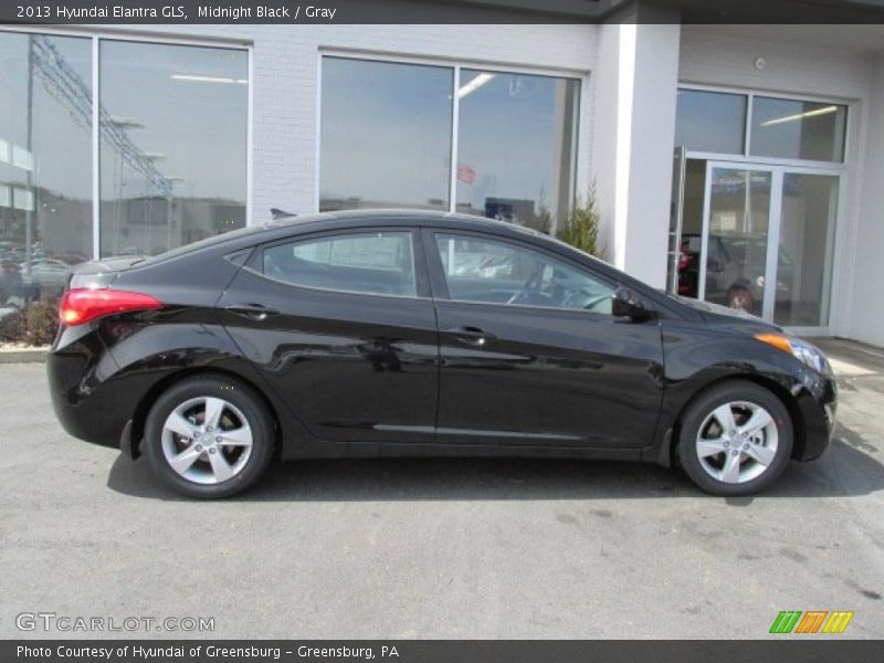 Midnight Black / Gray 2013 Hyundai Elantra GLS