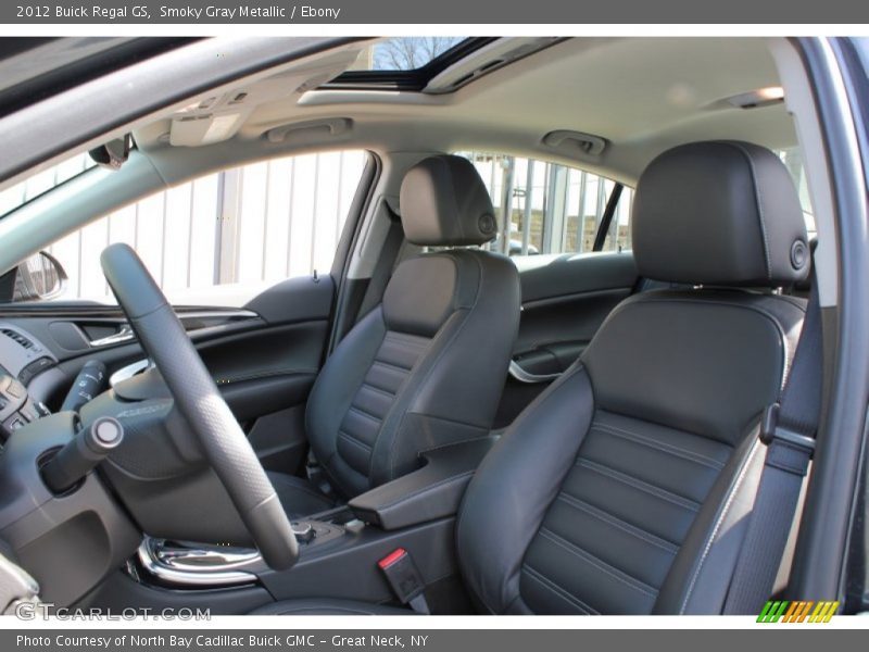 Smoky Gray Metallic / Ebony 2012 Buick Regal GS