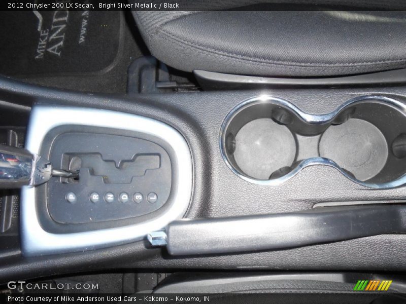 Bright Silver Metallic / Black 2012 Chrysler 200 LX Sedan