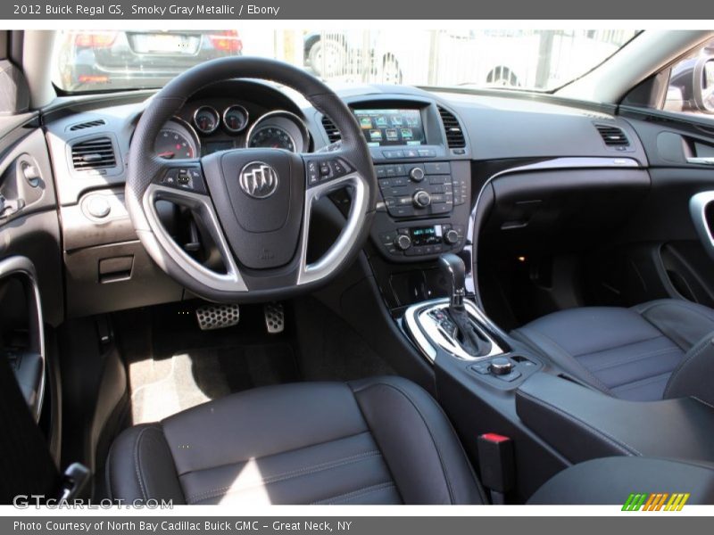 Smoky Gray Metallic / Ebony 2012 Buick Regal GS