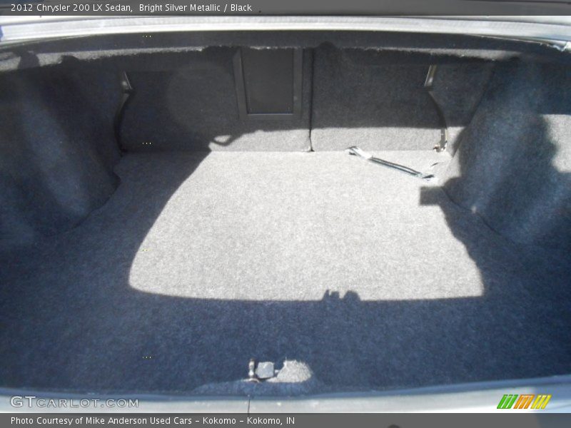 Bright Silver Metallic / Black 2012 Chrysler 200 LX Sedan