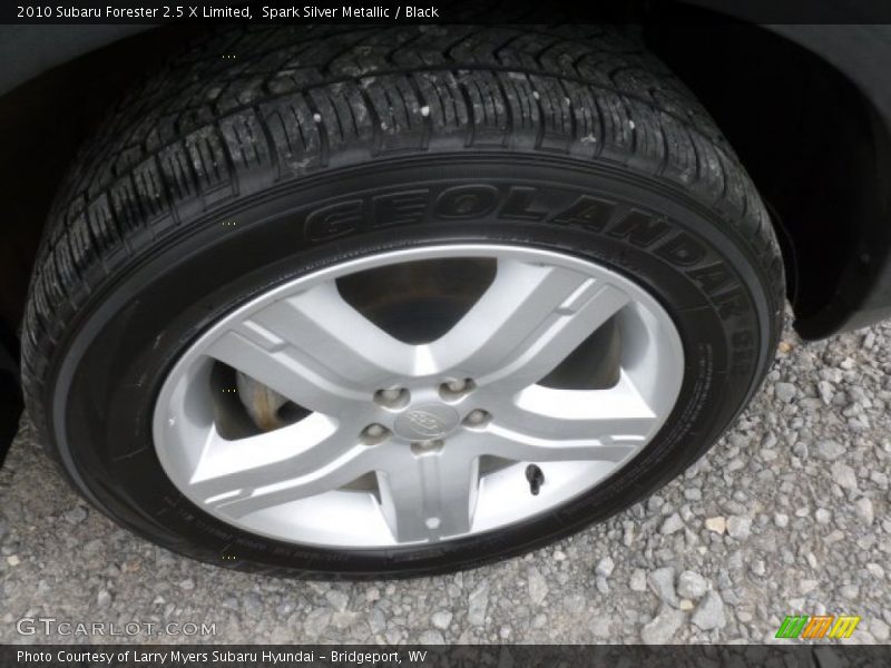 Spark Silver Metallic / Black 2010 Subaru Forester 2.5 X Limited