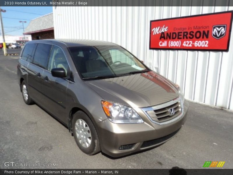 Mocha Metallic / Beige 2010 Honda Odyssey LX