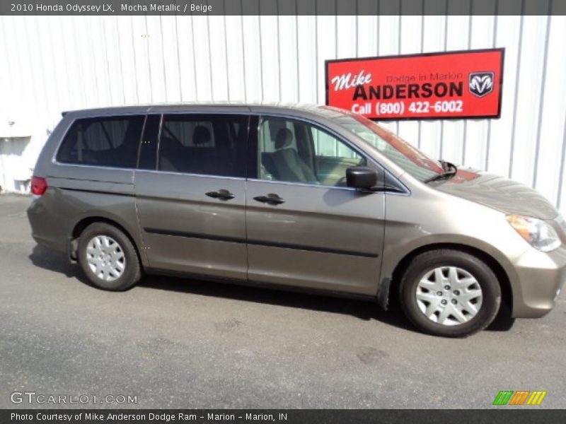 Mocha Metallic / Beige 2010 Honda Odyssey LX