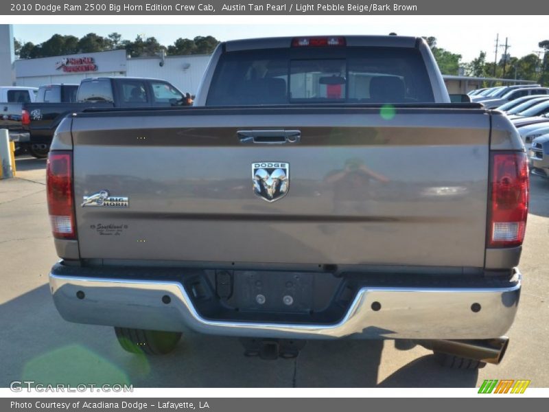 Austin Tan Pearl / Light Pebble Beige/Bark Brown 2010 Dodge Ram 2500 Big Horn Edition Crew Cab