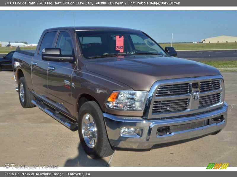 Austin Tan Pearl / Light Pebble Beige/Bark Brown 2010 Dodge Ram 2500 Big Horn Edition Crew Cab