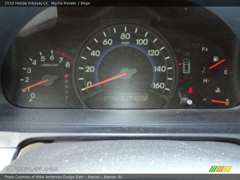 Mocha Metallic / Beige 2010 Honda Odyssey LX