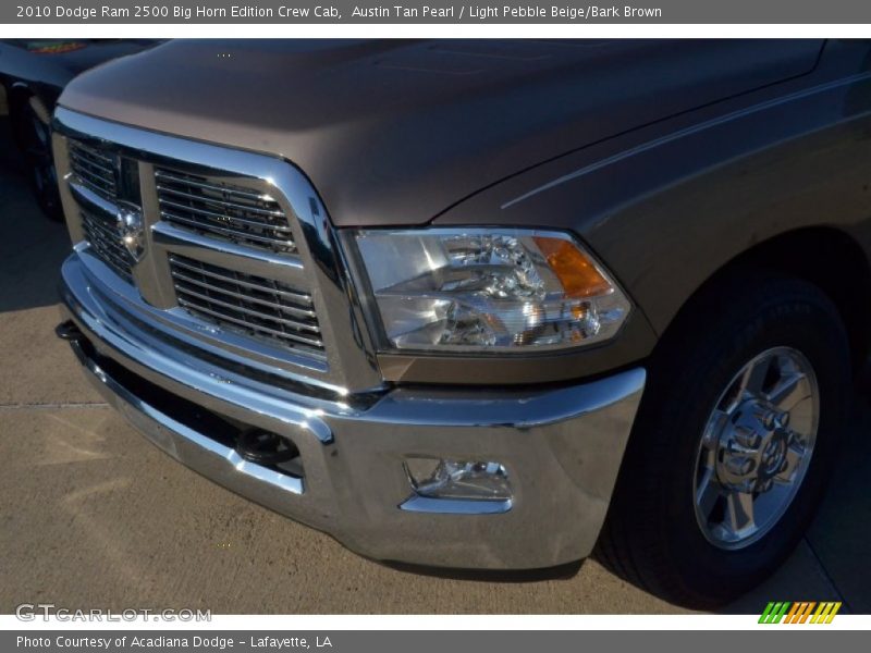 Austin Tan Pearl / Light Pebble Beige/Bark Brown 2010 Dodge Ram 2500 Big Horn Edition Crew Cab
