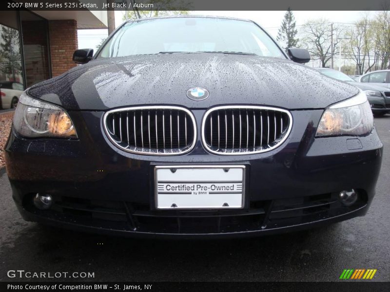 Jet Black / Auburn 2007 BMW 5 Series 525i Sedan