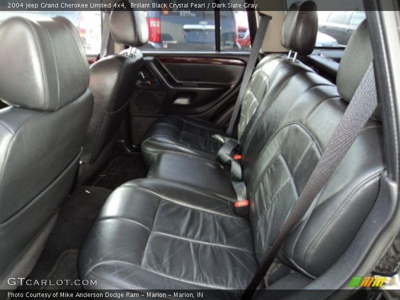Brillant Black Crystal Pearl / Dark Slate Gray 2004 Jeep Grand Cherokee Limited 4x4