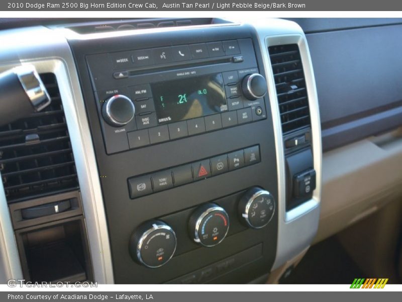 Austin Tan Pearl / Light Pebble Beige/Bark Brown 2010 Dodge Ram 2500 Big Horn Edition Crew Cab