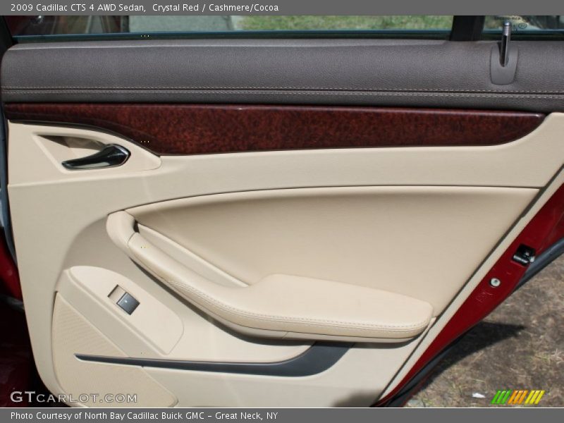 Crystal Red / Cashmere/Cocoa 2009 Cadillac CTS 4 AWD Sedan