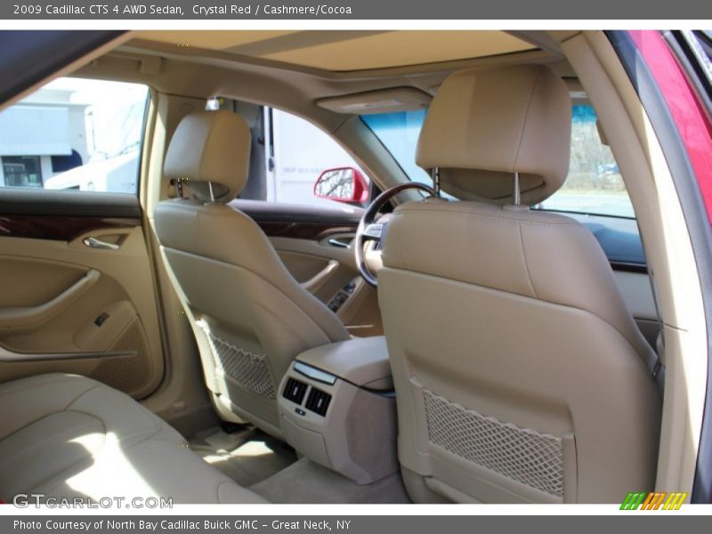Crystal Red / Cashmere/Cocoa 2009 Cadillac CTS 4 AWD Sedan