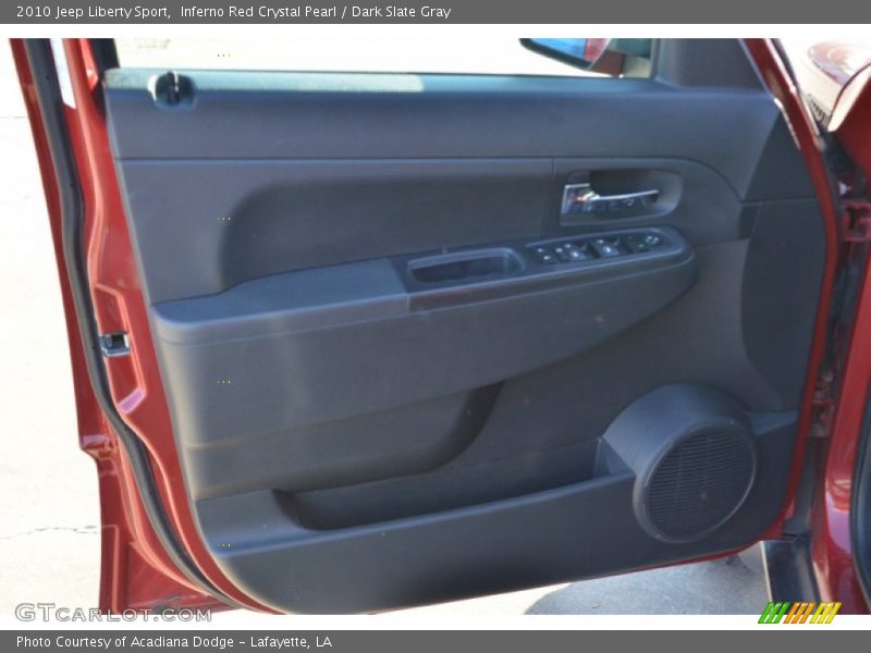 Inferno Red Crystal Pearl / Dark Slate Gray 2010 Jeep Liberty Sport