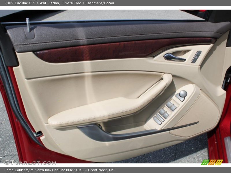 Crystal Red / Cashmere/Cocoa 2009 Cadillac CTS 4 AWD Sedan