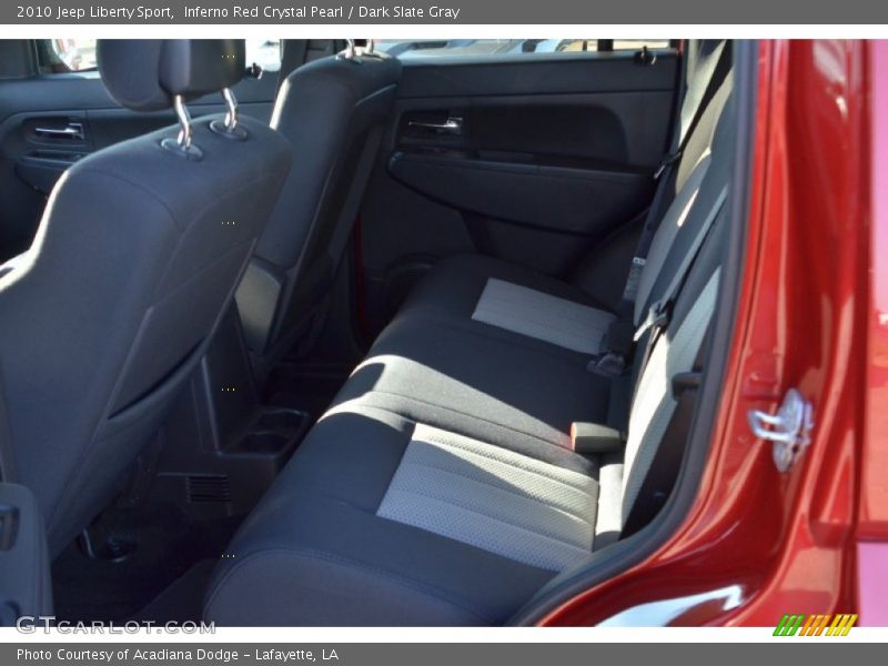 Inferno Red Crystal Pearl / Dark Slate Gray 2010 Jeep Liberty Sport