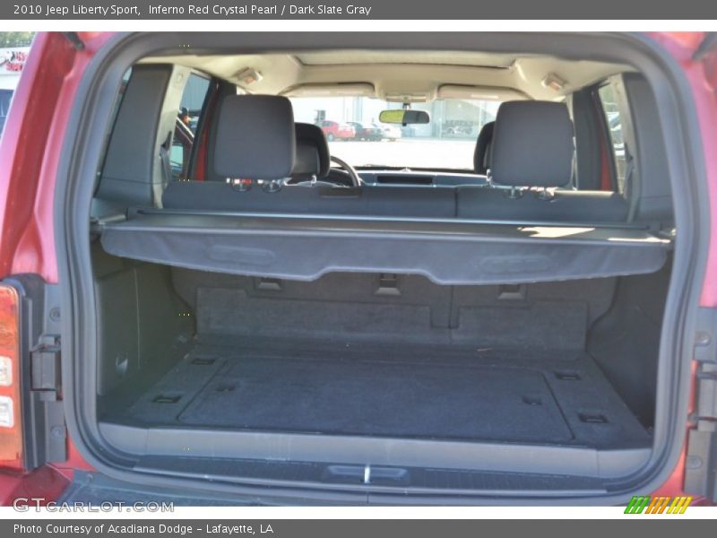 Inferno Red Crystal Pearl / Dark Slate Gray 2010 Jeep Liberty Sport