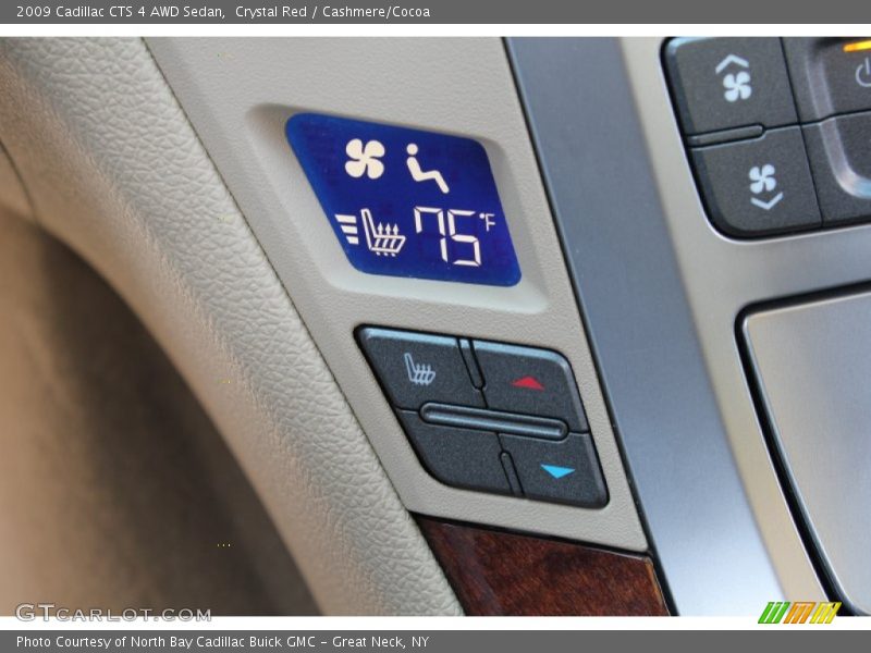 Crystal Red / Cashmere/Cocoa 2009 Cadillac CTS 4 AWD Sedan