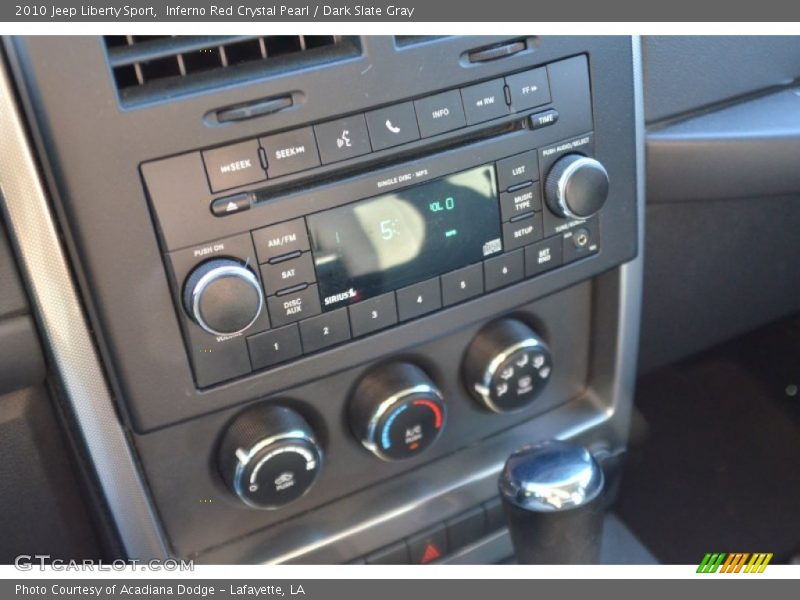 Inferno Red Crystal Pearl / Dark Slate Gray 2010 Jeep Liberty Sport
