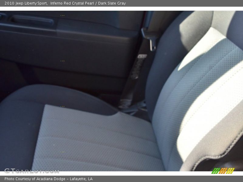 Inferno Red Crystal Pearl / Dark Slate Gray 2010 Jeep Liberty Sport