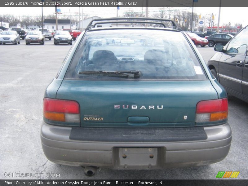 Acadia Green Pearl Metallic / Gray 1999 Subaru Impreza Outback Sport
