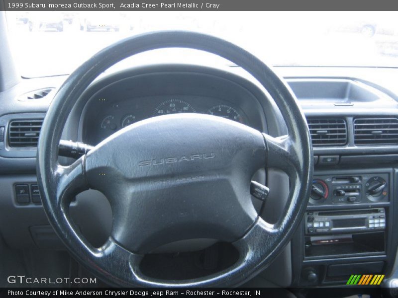 Acadia Green Pearl Metallic / Gray 1999 Subaru Impreza Outback Sport