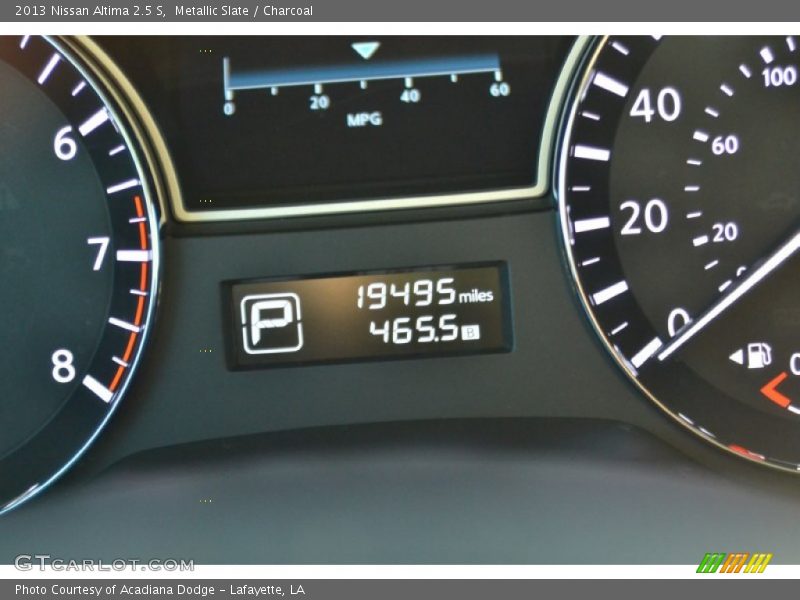 Metallic Slate / Charcoal 2013 Nissan Altima 2.5 S