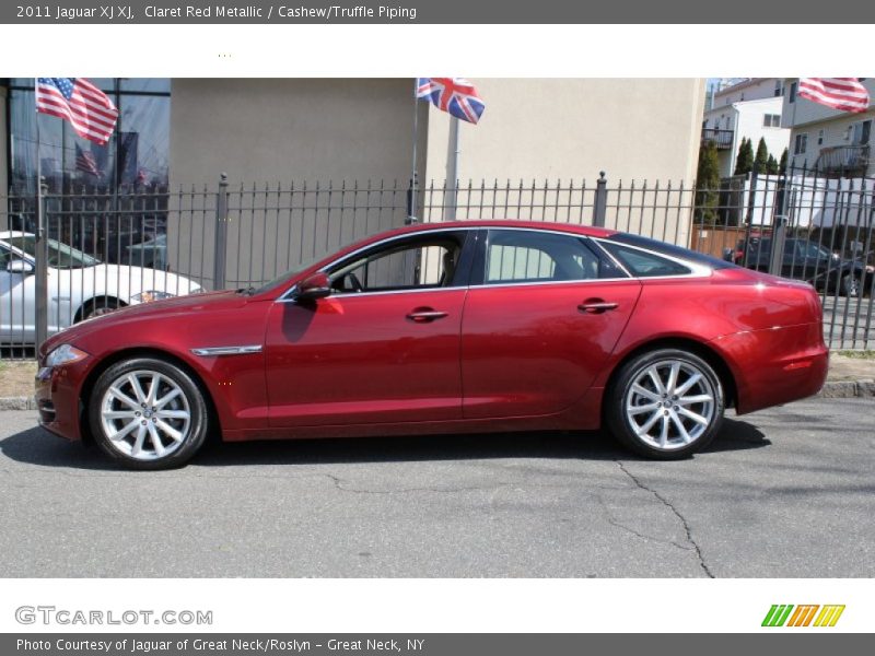 Claret Red Metallic / Cashew/Truffle Piping 2011 Jaguar XJ XJ