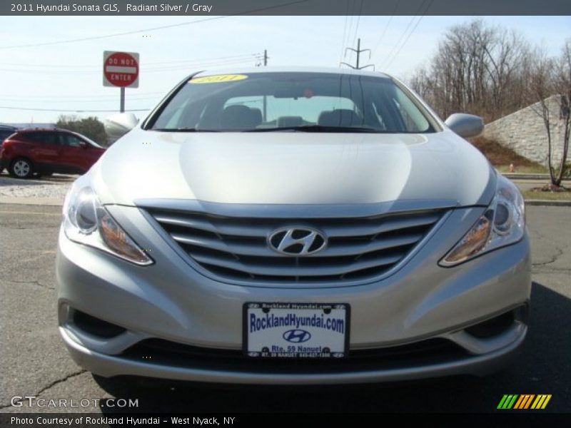 Radiant Silver / Gray 2011 Hyundai Sonata GLS