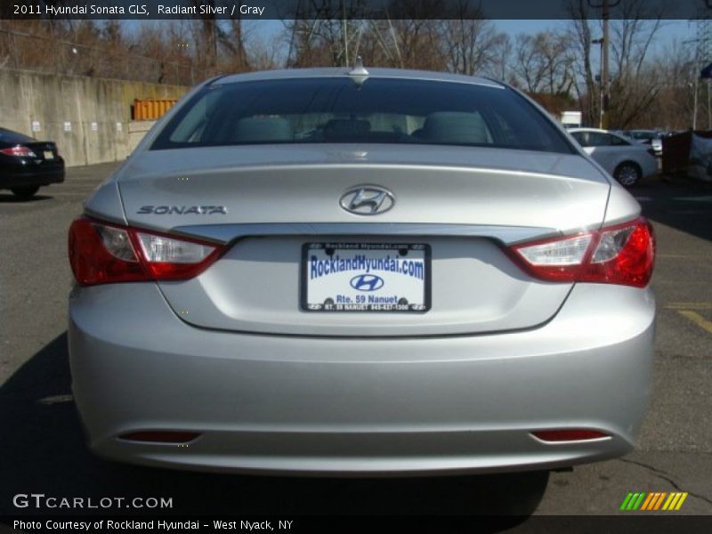 Radiant Silver / Gray 2011 Hyundai Sonata GLS