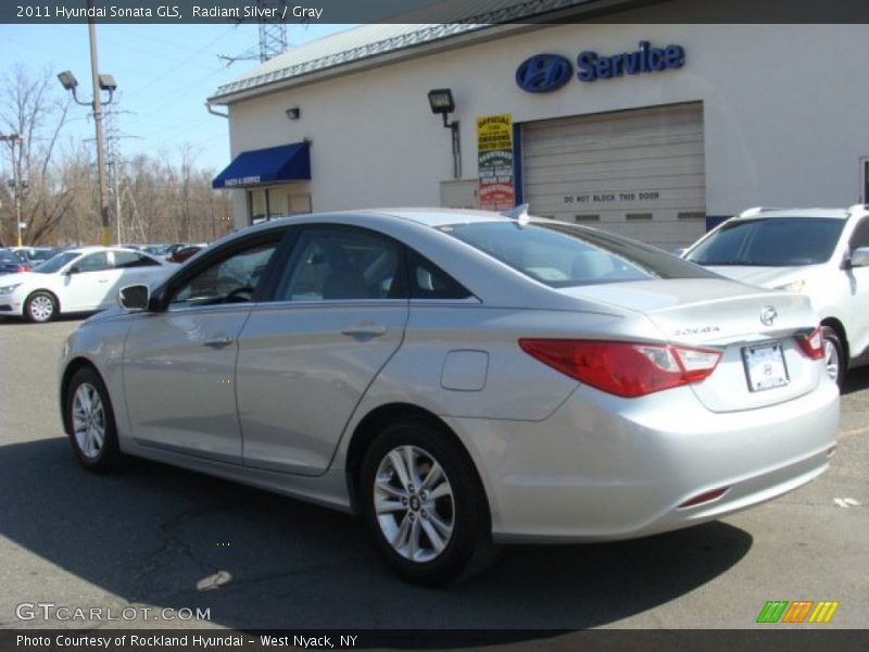 Radiant Silver / Gray 2011 Hyundai Sonata GLS